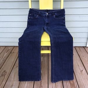 White House Black Market skinny flare jeans